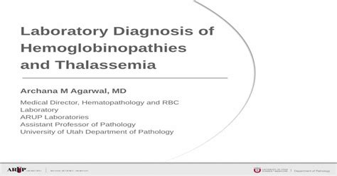 hemoglobin s beta thalassemia|Laboratory Diagnosis of Hemoglobinopathies and Thalassemia.